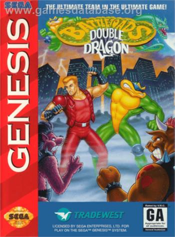 Cover Battletoads and Double Dragon for Genesis - Mega Drive